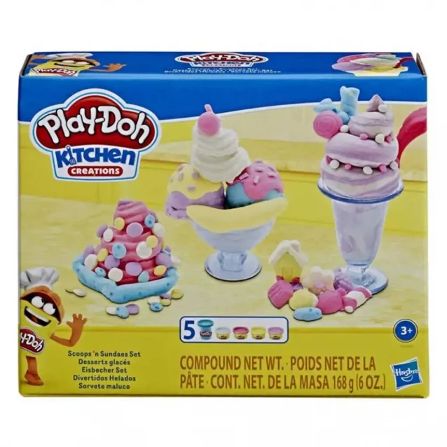 Набір для творчості з пластиліном Play-Doh Кухонне приладдя в асортименті (E7253) - 3