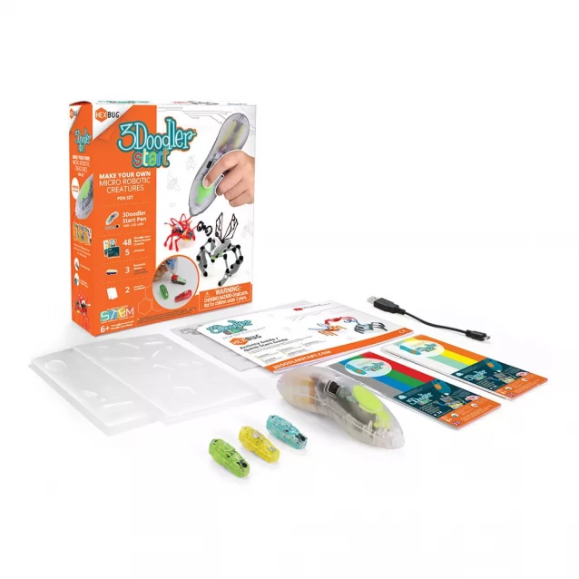 3D-ручка 3Doodler Start для дитячої творчості - HEXBUG (328707) - 2
