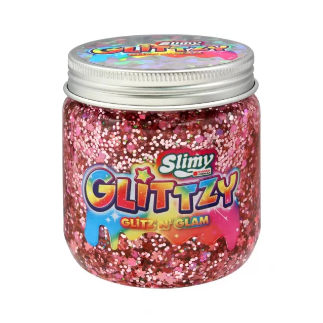 Лізун Slimy - Glitzy, 240 g (г), 12 в ас-ті - 1