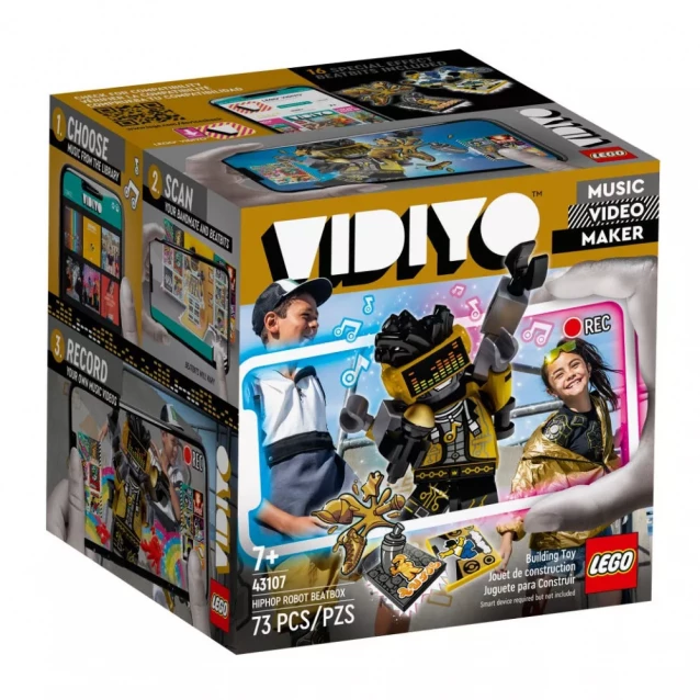 Конструктор LEGO Vidiyo Бітбокс Хіп-Хоп Робота (43107) - 1