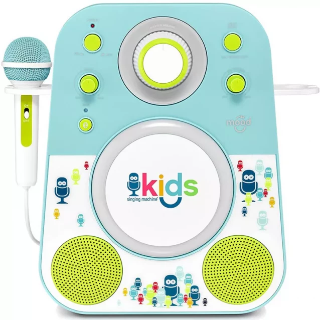 SINING MASHINE Акустична система з мікрофоном для караоке Sing-Along Bluetooth (Blue) - 1