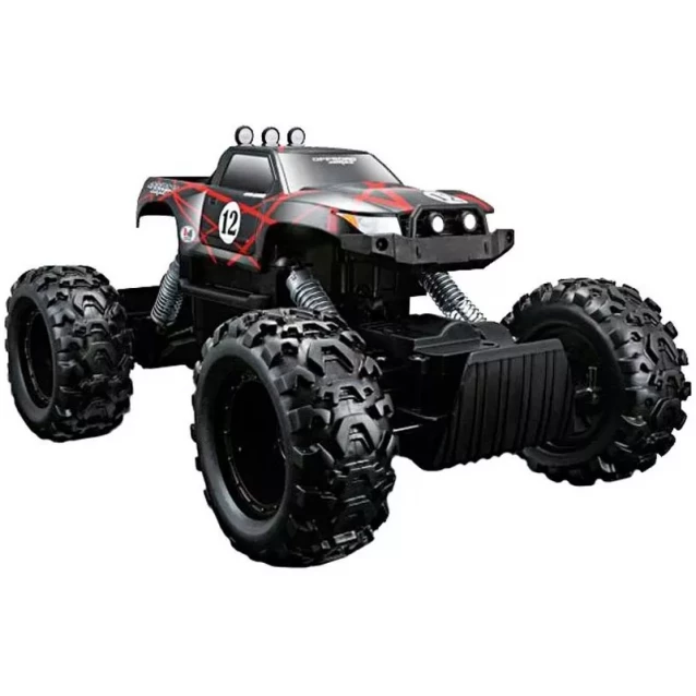 MAISTO TECH Машинка игрушечная на р / у "Rock Crawler" black - 1