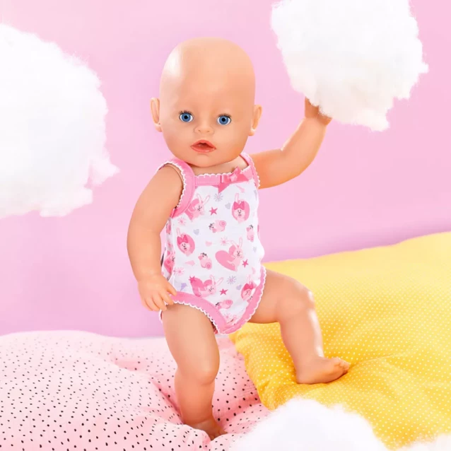 Одяг для ляльки Baby Born Боді з зайкою 43 см (834237) - 4