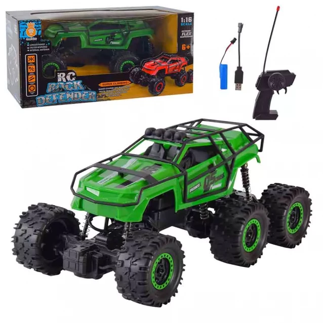 Машинка Країна іграшок на радіокеруванні зелена (699-249) - 1