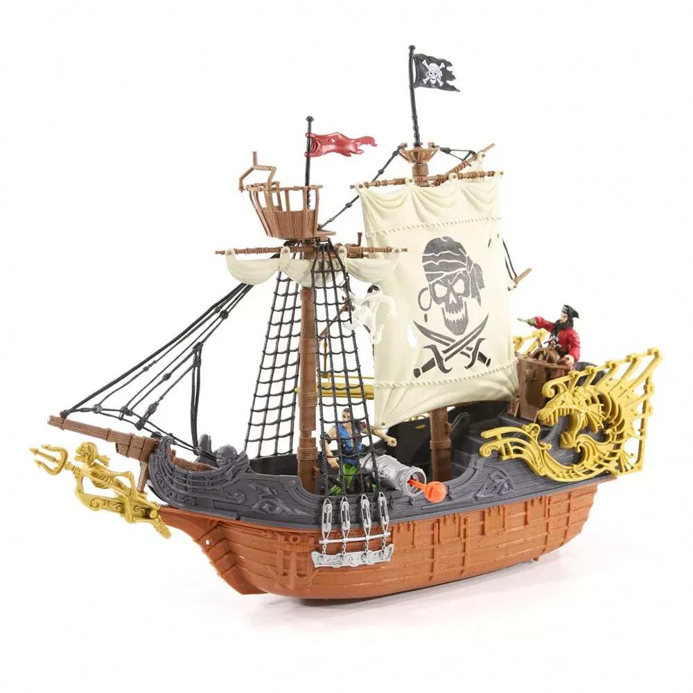 Deluxe captain pirate ship 2024 playset