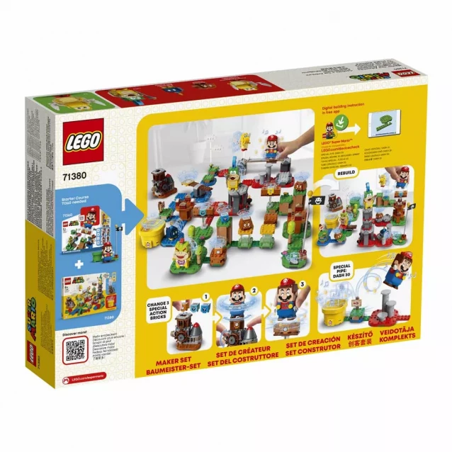 Конструктор Lego Super Mario Створи власну пригоду. Творчий набір (71380) - 2