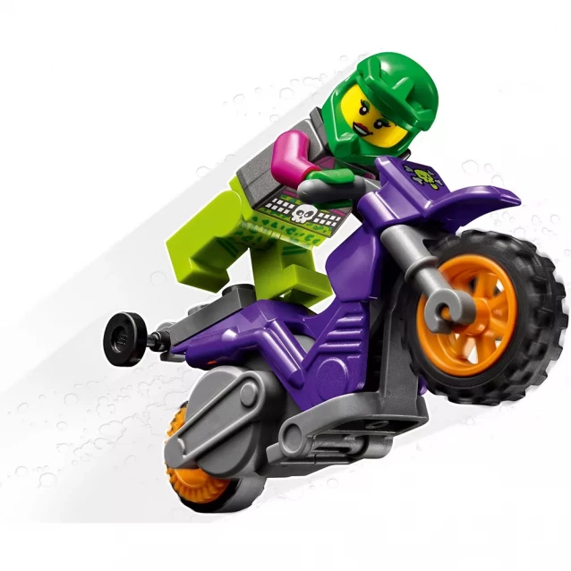 Конструктор LEGO City Stuntz Каскадерский мотоцикл для становления дыбом (60296) - 8