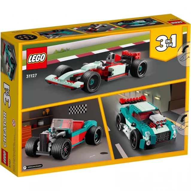 Конструктор Lego Creator Авто для вуличних гонок (31127) - 2