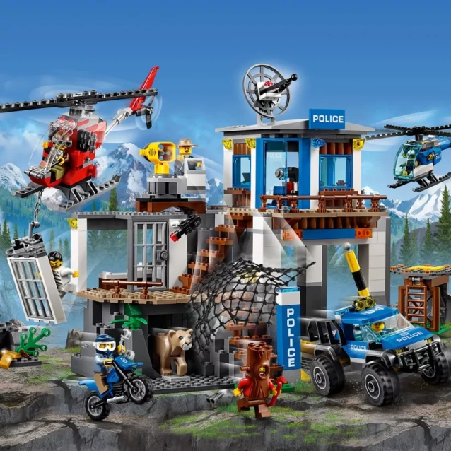 Конструктор LEGO City Штаб-Квартира Горной Полиции (60174) - 4
