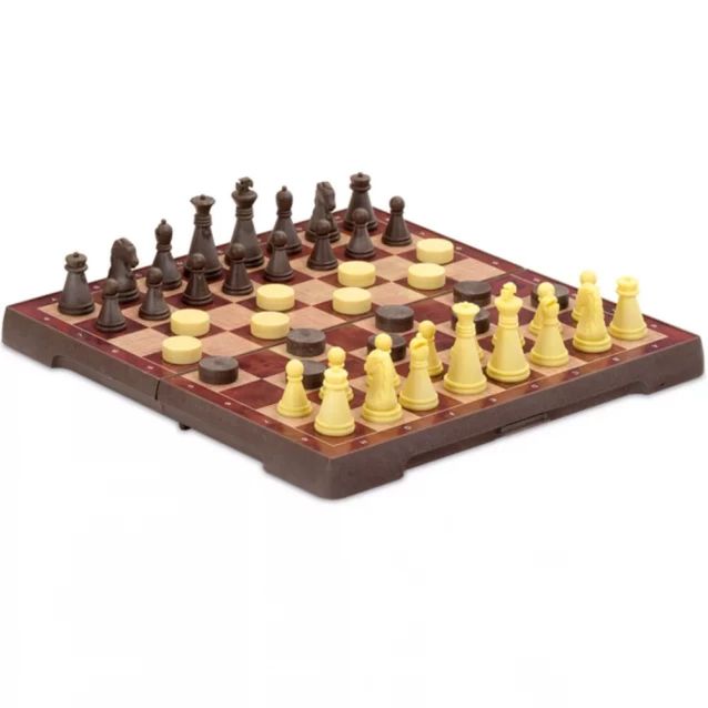 Гра настільна Cayro 2в1 Шашки та шахи (450) - 2