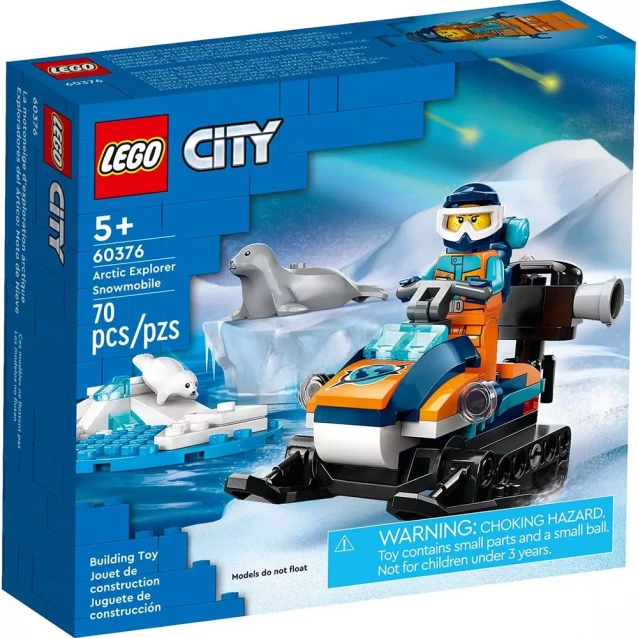Конструктор LEGO City Арктичний дослідницький снігохід (60376) - 1