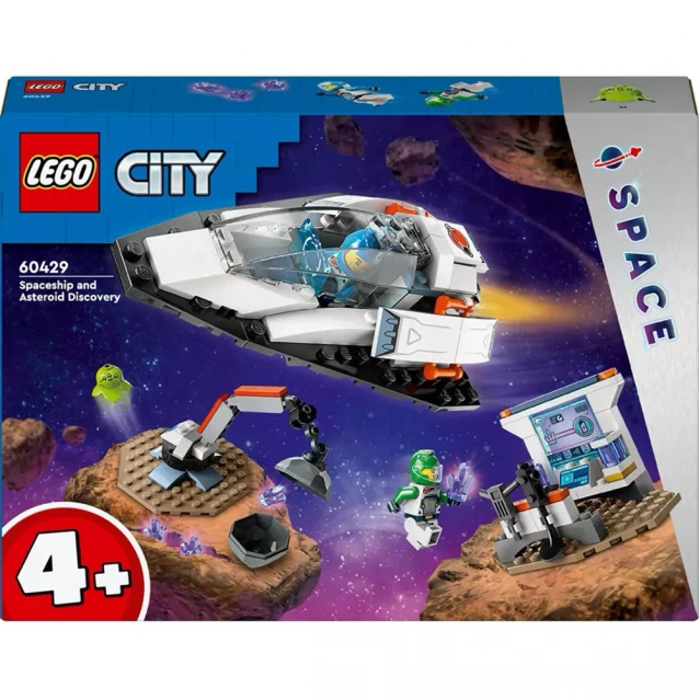 Конструктор LEGO City Космічний корабель і дослідження астероїда (60429) - 1
