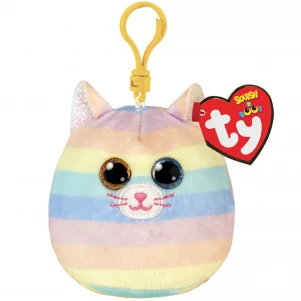 М'яка іграшка TY Squish-A-Boos Кішка Heather 12 см (39561) дитяча іграшка