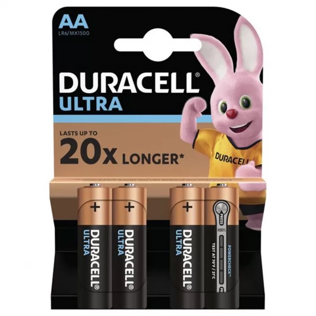Батарейка Duracell AA LR06 MX1500 (5005816) - 1