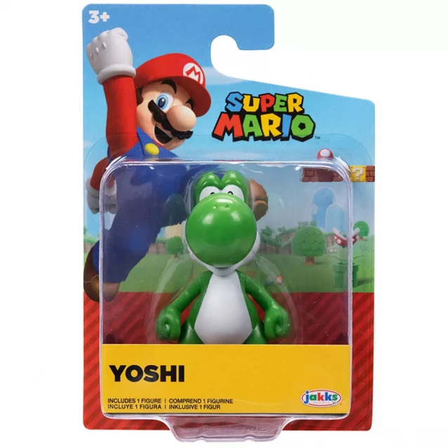 Фігурка з артикуляцією Super Mario Зелений Йоші 6 см (61228-RF1-GEN) - 1