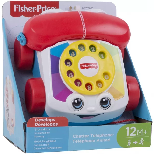 Іграшка-каталка Fisher-Price Веселий телефон (FGW66) - 5