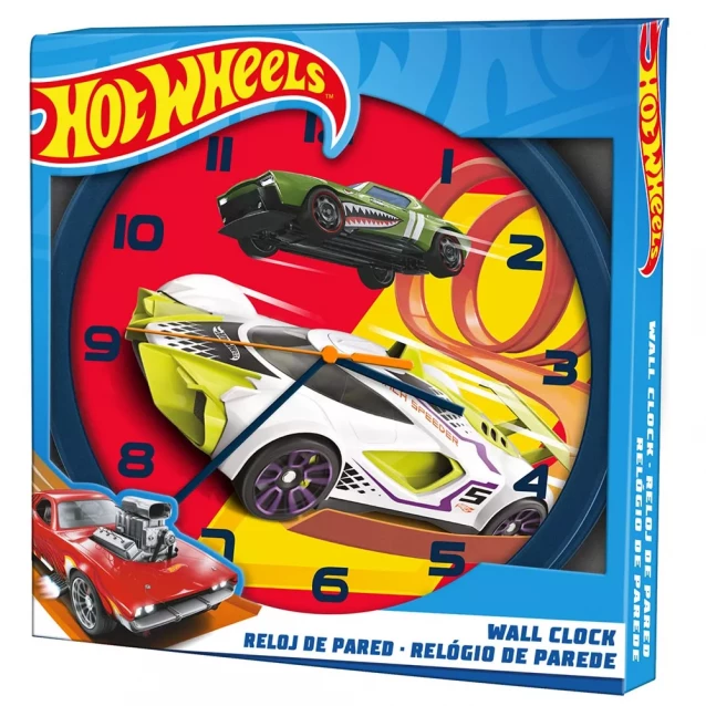 Годинник настінний Kids Licensing Hot Wheels (HW00010) - 2