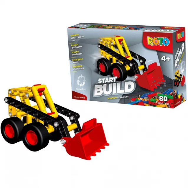 ROTO START Іграшка BUILD Bulldozer 14004 - 2