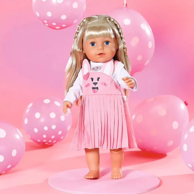 Одяг для ляльки Baby Born Сукня із зайкою 43 см (832868) - 5