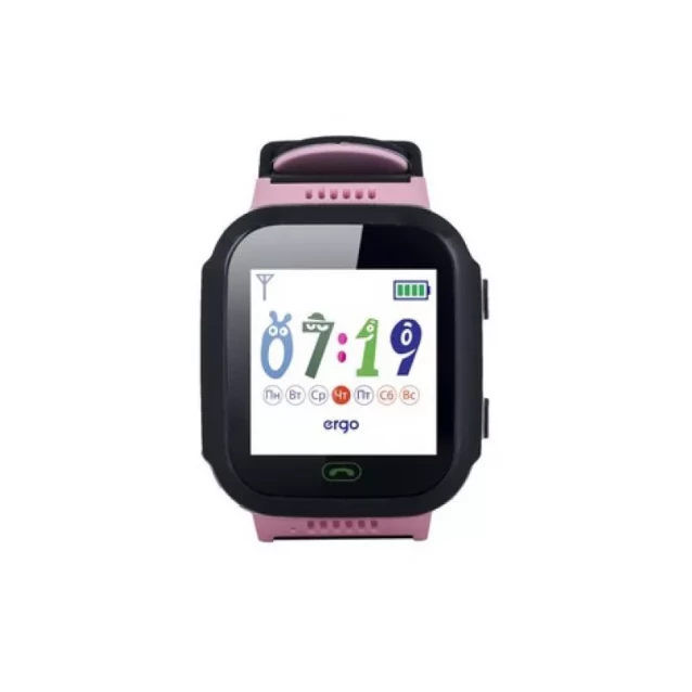 ERGO Смарт часы GPS Tracker Color J020 - Детский трекеры (Розовый) - 5