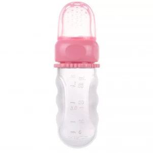 Canpol babies Ніблер силіконовий для годування - рожевий для малюків