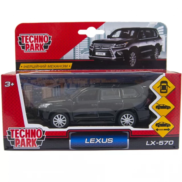 Автомодель TECHNOPARK Lexus LX-570 (LX570-BK(FOB)) - 7