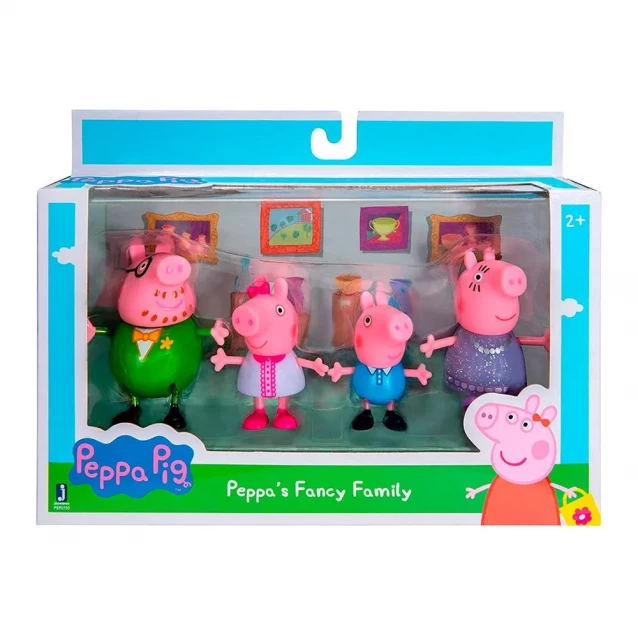 Набір фігурок Peppa Figurines Велика сім'я (PEP0770) - 5