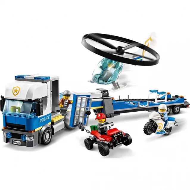 Конструктор LEGO City Перевозка полицейского вертолета (60244) - 3