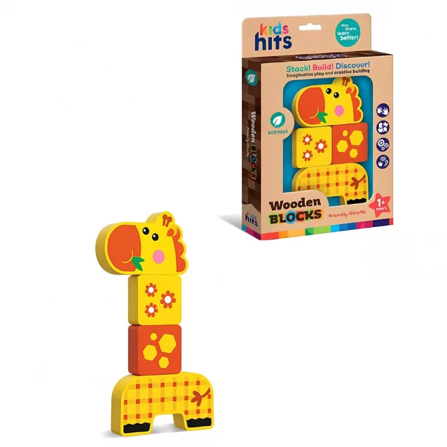Іграшка дерев'яна Kids Hits Жираф (KH20/003) - 1