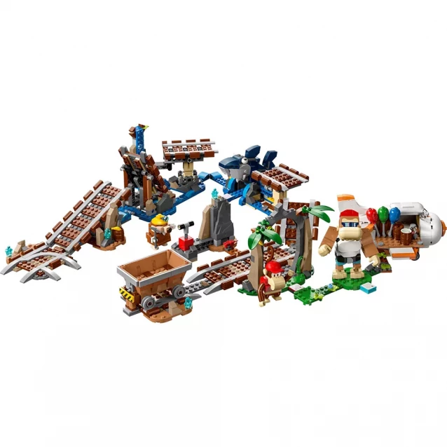 Конструктор LEGO Super Mario Diddy Kong's Mine Cart Ride (71425) - 3