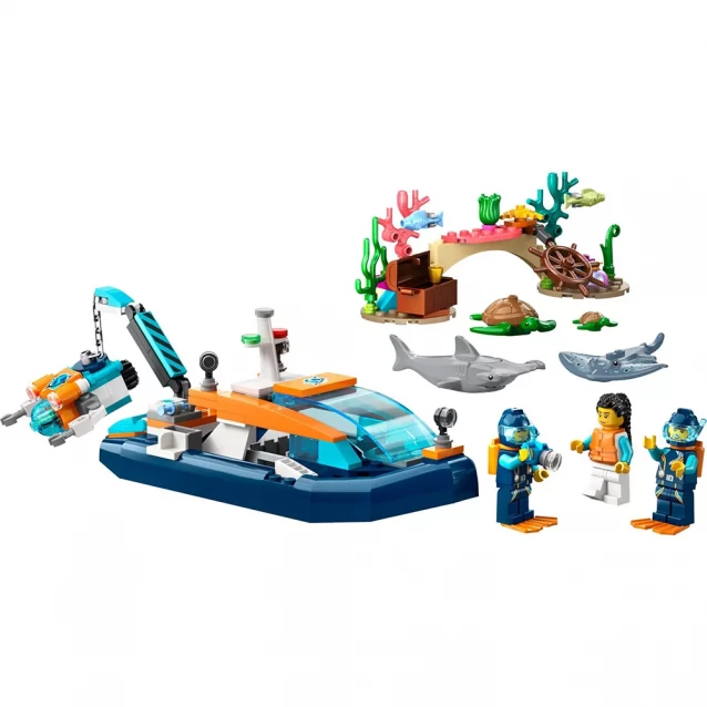 Конструктор LEGO City Дослідницький підводний човен (60377) - 3