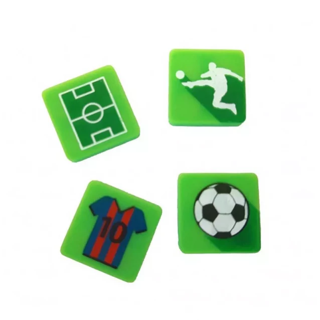 PIXIE CREW Браслет регулируемый "Дружба.Футбол" с пикселями (30+4шт.), цвет поля - зеленый - 4