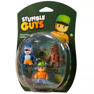 Набор фигурок Stumble Guys Мегалодон, Мистер Стамбл, Капибара (SG2020-1) детская игрушка