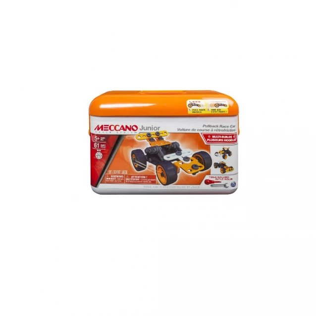 Іграшка конструктор Meccano арт 6027021/2 20*30*16 см, Junior Race Car 61 дет., у коробці - 1