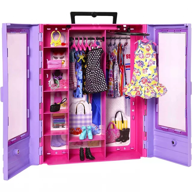 Шафа для одягу Barbie з лялькою (HJL66) - 2