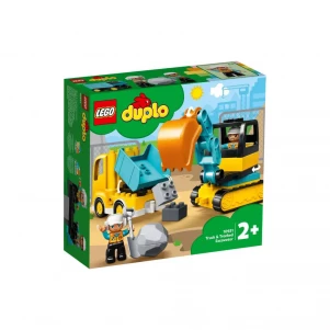 Конструктор LEGO Duplo Вантажівка та гусеничний екскаватор (10931) ЛЕГО ДУПЛО