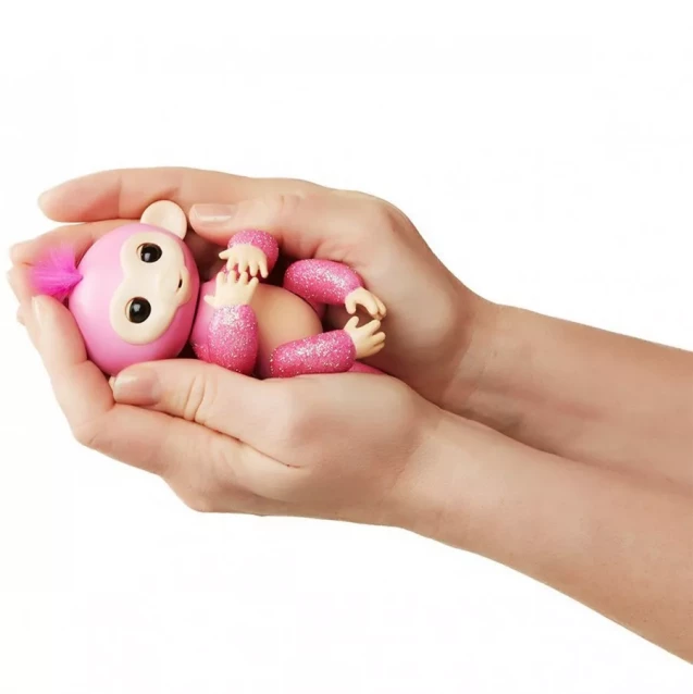 Fingerlings Гламурная ручная обезьянка розовая - 2