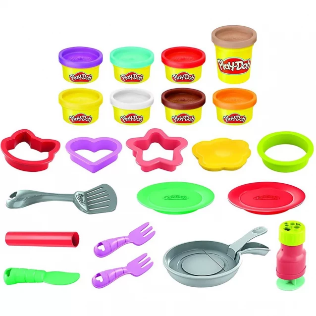 Набор для творчества с пластилином Play-Doh Блинчики (F1279) - 2