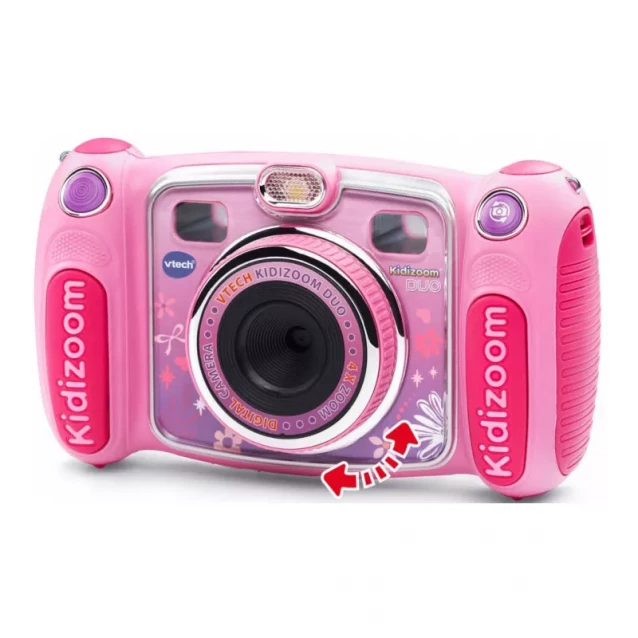 Дитяча цифрова фотокамера Vtech Kidizoom DUO Pink (80-170853) - 2