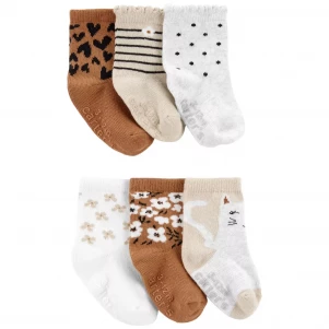 Шкарпетки Carter's для дівчинки 88-105 см 6 шт (2O059410_2T4T) Шкарпетки і колготки