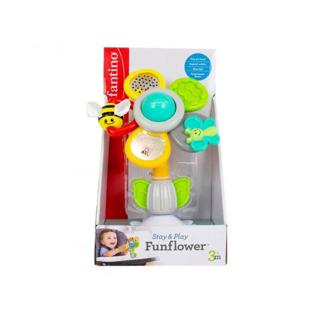 INFANTINO Розвиваюча іграшка "Вертушка квіточка", 216571I - 3