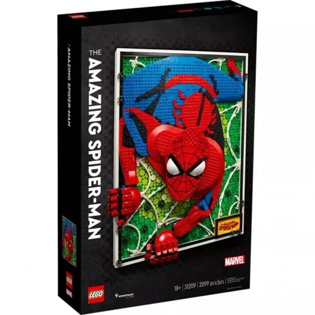 Конструктор LEGO Art Marvel Удивительный Человек-Паук (31209) - 1