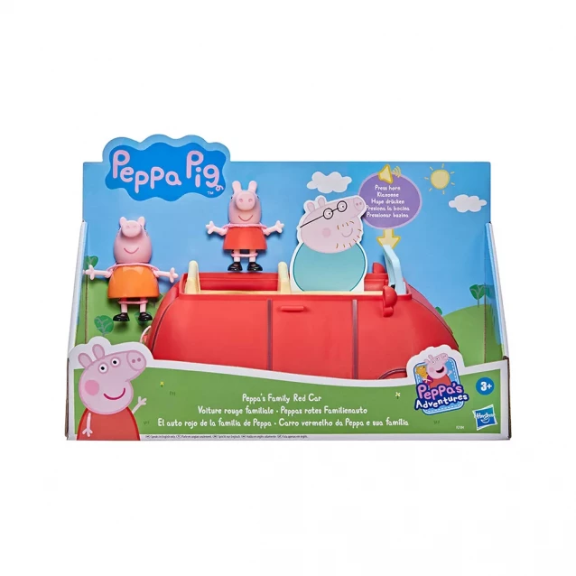 Ігровий набір Peppa Pig Машина сім'ї Пеппи (F2184) - 1
