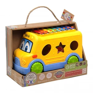 Roo Crew Сортер-ксилофон "Автобус, 58017 дитяча іграшка