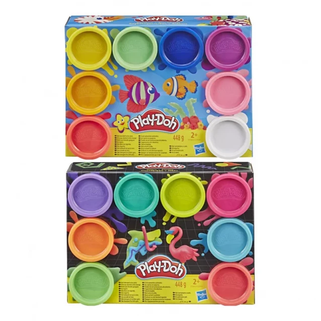 HASBRO Play-Doh Набор 8 баночек, 448г - 4