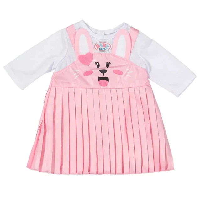 Одежда для куклы Baby Born Платье с зайкой 43 см (832868) - 1