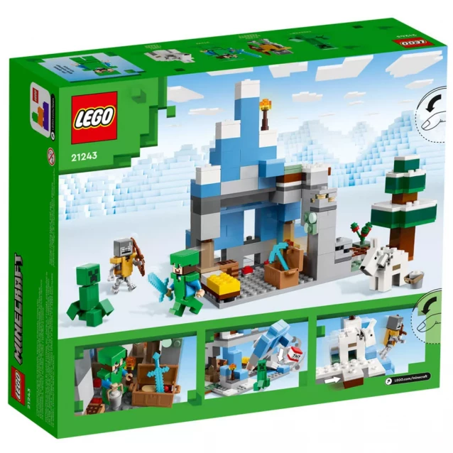 Конструктор LEGO Minecraft Замерзлі верхівки (21243) - 2