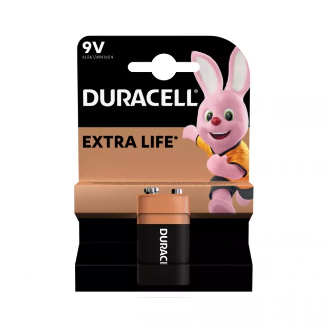 Duracell батарейка 6LR61, 1 шт - 1