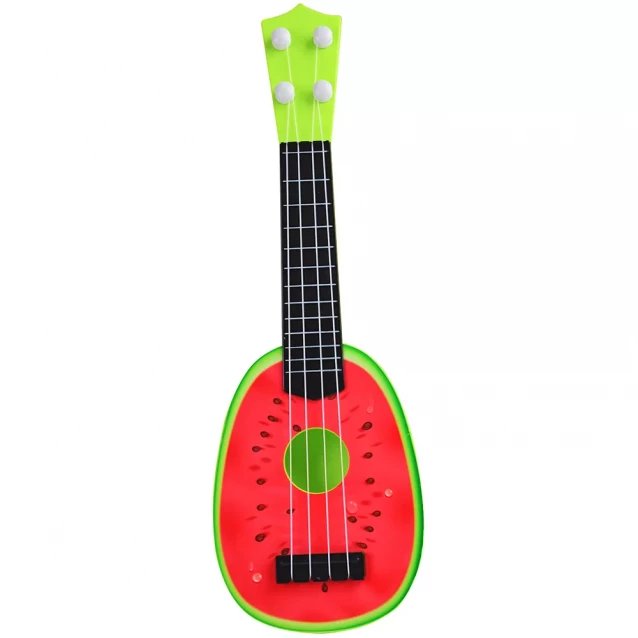 Shantou Іграшка гітара арт. 77-06B1, кавун, у коробці 41.5×15×5.3 см 77-06B1 - 1