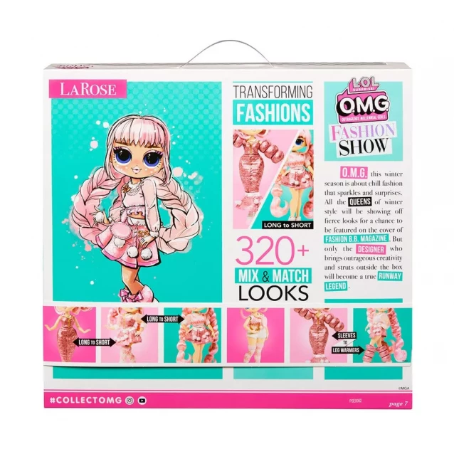 Лялька L.O.L. Surprise! серії «O.M.G. Fashion show» - Стильна Ла Роуз (584322) - 10